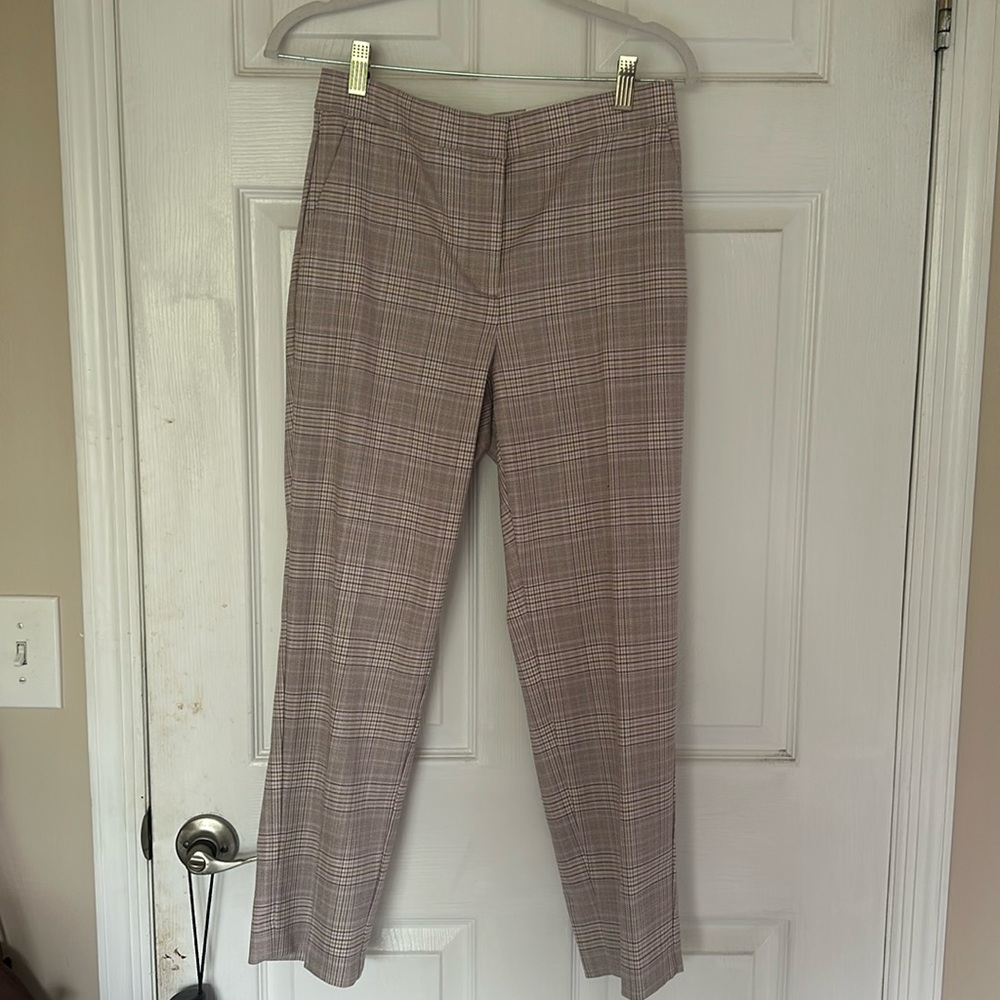 Ankle pant plaid unworn